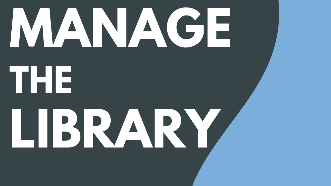 ES - Manage the Library