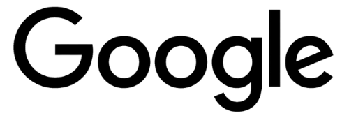 Google Logo in Black